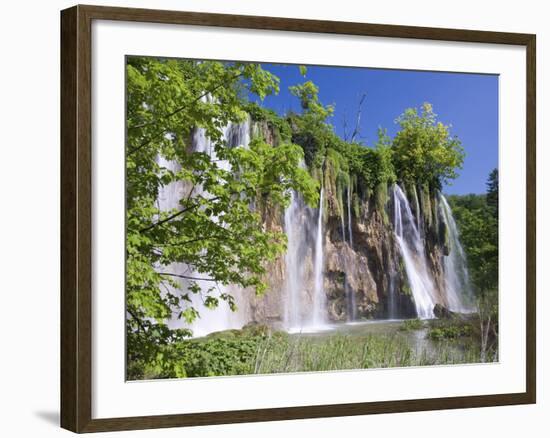 Veliki Prstavac Falls, Plitvice Lakes National Park (Plitvicka Jezera), Lika-Senj County, Croatia-Ruth Tomlinson-Framed Photographic Print