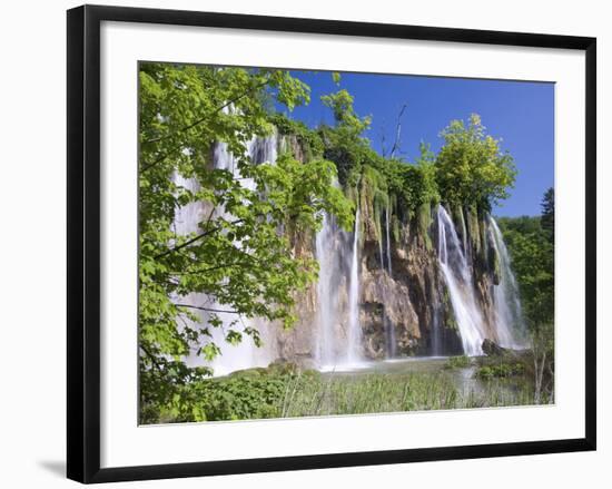 Veliki Prstavac Falls, Plitvice Lakes National Park (Plitvicka Jezera), Lika-Senj County, Croatia-Ruth Tomlinson-Framed Photographic Print