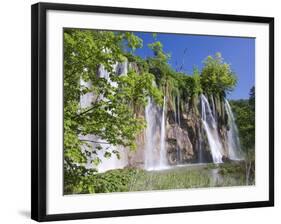 Veliki Prstavac Falls, Plitvice Lakes National Park (Plitvicka Jezera), Lika-Senj County, Croatia-Ruth Tomlinson-Framed Photographic Print