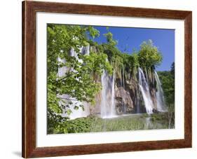 Veliki Prstavac Falls, Plitvice Lakes National Park (Plitvicka Jezera), Lika-Senj County, Croatia-Ruth Tomlinson-Framed Photographic Print