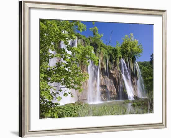 Veliki Prstavac Falls, Plitvice Lakes National Park (Plitvicka Jezera), Lika-Senj County, Croatia-Ruth Tomlinson-Framed Photographic Print