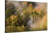 Veliki Prstavci Waterfalls Close to Gradinsko Lake at Dawn, Upper Lakes, Plitvice Lakes Np, Croatia-Biancarelli-Stretched Canvas