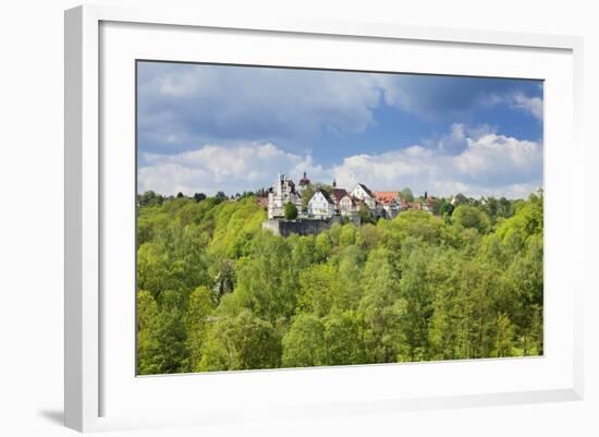 Vellberg Castle with Old Town, Vellberg, Hohenlohe Region, Baden Wurttemberg, Germany, Europe-Markus Lange-Framed Photographic Print