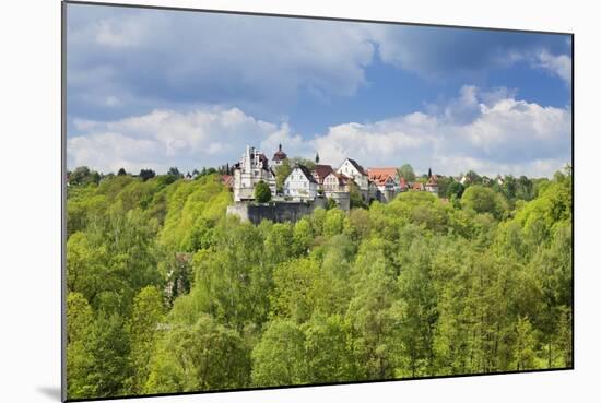 Vellberg Castle with Old Town, Vellberg, Hohenlohe Region, Baden Wurttemberg, Germany, Europe-Markus Lange-Mounted Photographic Print