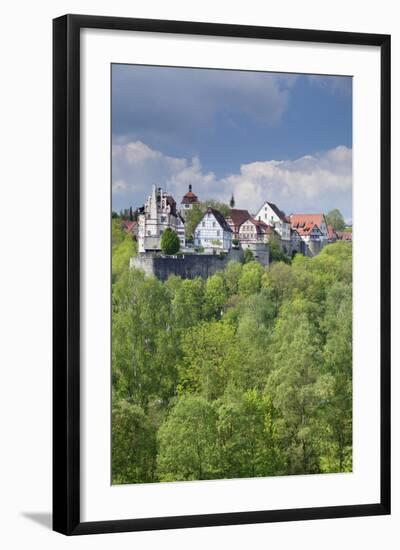 Vellberg Castle with Old Town, Vellberg, Hohenlohe Region, Baden Wurttemberg, Germany, Europe-Markus Lange-Framed Photographic Print