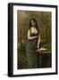 Velleda, (inspired by the heroine of " Martyrs" by Chateaubriand) Canvas, 83,5 x 55,5 cm R. F. 1640-Jean-Baptiste-Camille Corot-Framed Giclee Print