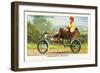 Velocar Horizontal Bike-null-Framed Art Print