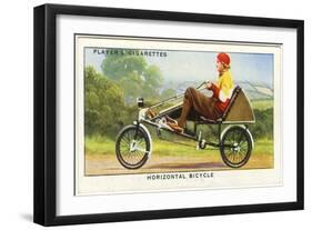 Velocar Horizontal Bike-null-Framed Art Print