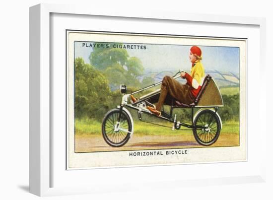 Velocar Horizontal Bike-null-Framed Art Print