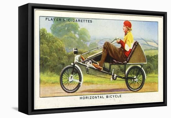 Velocar Horizontal Bike-null-Framed Stretched Canvas