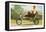 Velocar Horizontal Bike-null-Framed Stretched Canvas