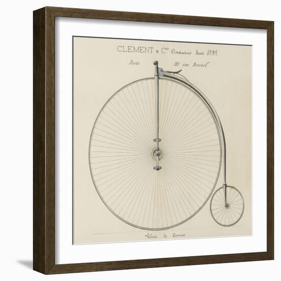 Véloce de course-null-Framed Giclee Print