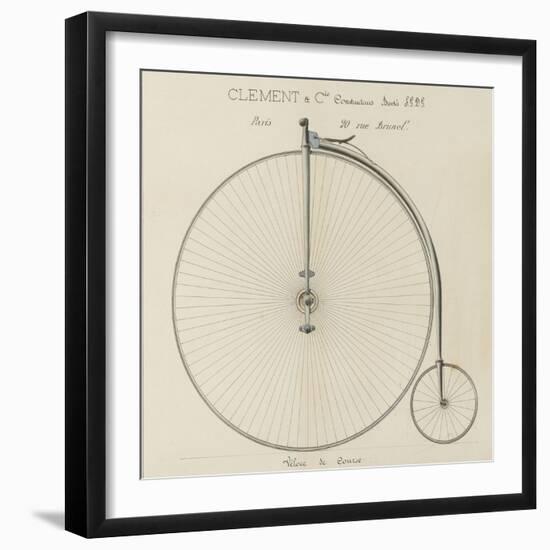 Véloce de course-null-Framed Giclee Print