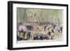 Velocipede Race at Saint-Cloud, 31st May, 1808-null-Framed Giclee Print