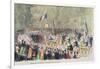 Velocipede Race at Saint-Cloud, 31st May, 1808-null-Framed Giclee Print