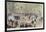 Velocipede Race at Saint-Cloud, 31st May, 1808-null-Framed Giclee Print