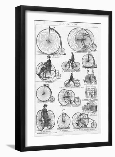 Velocipedes-null-Framed Premium Giclee Print