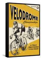 Velodrome-Rocket 68-Framed Stretched Canvas