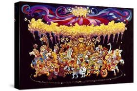 Velvet Carousel-Bill Bell-Stretched Canvas