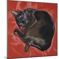 Velvet Cat I (Chat Velours I)-Isy Ochoa-Mounted Giclee Print