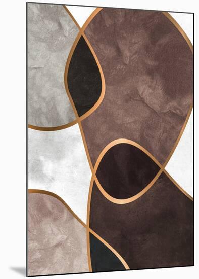 Velvet Shapes 3-Design Fabrikken-Mounted Art Print