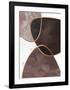 Velvet Shapes 4-Design Fabrikken-Framed Art Print