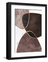 Velvet Shapes 4-Design Fabrikken-Framed Art Print
