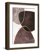 Velvet Shapes 4-Design Fabrikken-Framed Art Print