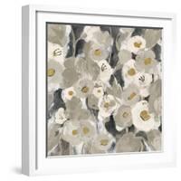 Velvety Florals Neutral II-Silvia Vassileva-Framed Art Print