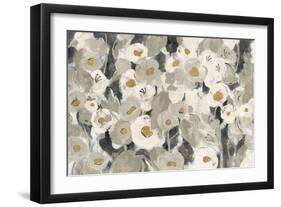 Velvety Florals Neutral-Silvia Vassileva-Framed Premium Giclee Print