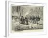 Venatori on the March Passing a Group of Gipsies-null-Framed Giclee Print