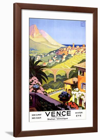 Vence-Roger Broders-Framed Giclee Print
