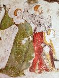 May, Fresco from Cycle of Months C.1400 Buonconsiglio Castle-Venceslao-Framed Giclee Print