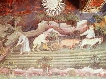 May, Fresco from Cycle of Months C.1400 Buonconsiglio Castle-Venceslao-Framed Giclee Print