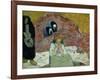 Vendanges a Arles-miseres humaines. Harvesting of grapes at Arles-human misery.(1888)-Paul Gauguin-Framed Giclee Print