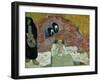 Vendanges a Arles-miseres humaines. Harvesting of grapes at Arles-human misery.(1888)-Paul Gauguin-Framed Giclee Print