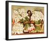 Vendedora Alcatraces-Diego Rivera-Framed Art Print