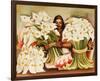 Vendedora Alcatraces-Diego Rivera-Framed Art Print