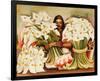 Vendedora Alcatraces-Diego Rivera-Framed Art Print