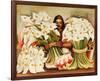 Vendedora Alcatraces-Diego Rivera-Framed Art Print