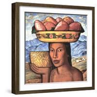 Vendedoras De Tunas-Alfredo Ramos Martinez-Framed Art Print