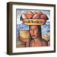 Vendedoras De Tunas-Alfredo Ramos Martinez-Framed Art Print