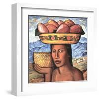 Vendedoras De Tunas-Alfredo Ramos Martinez-Framed Art Print