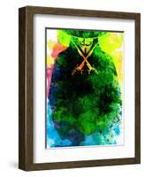 Vendetta Watercolor 2-Lora Feldman-Framed Art Print