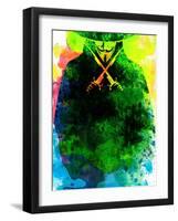 Vendetta Watercolor 2-Lora Feldman-Framed Art Print