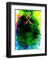 Vendetta Watercolor 2-Lora Feldman-Framed Art Print