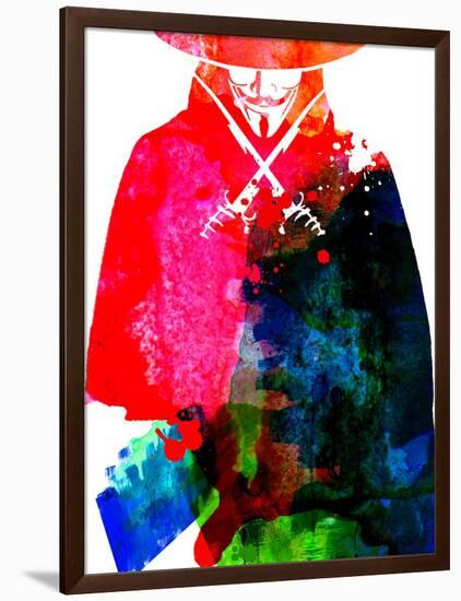 Vendetta Watercolor-Lora Feldman-Framed Art Print