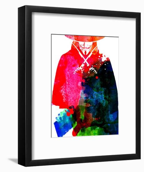 Vendetta Watercolor-Lora Feldman-Framed Art Print