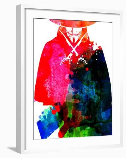 Vendetta Watercolor-Lora Feldman-Framed Art Print