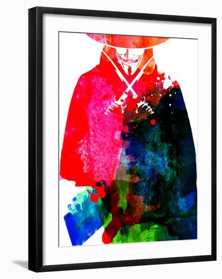 Vendetta Watercolor-Lora Feldman-Framed Art Print